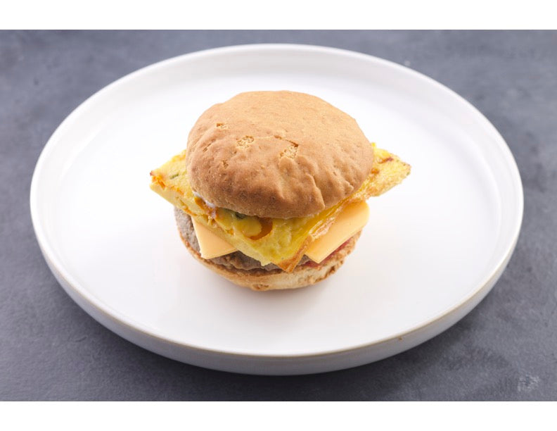 Gluten-friendly 'Just egg' Frittata Breakfast Sandwich